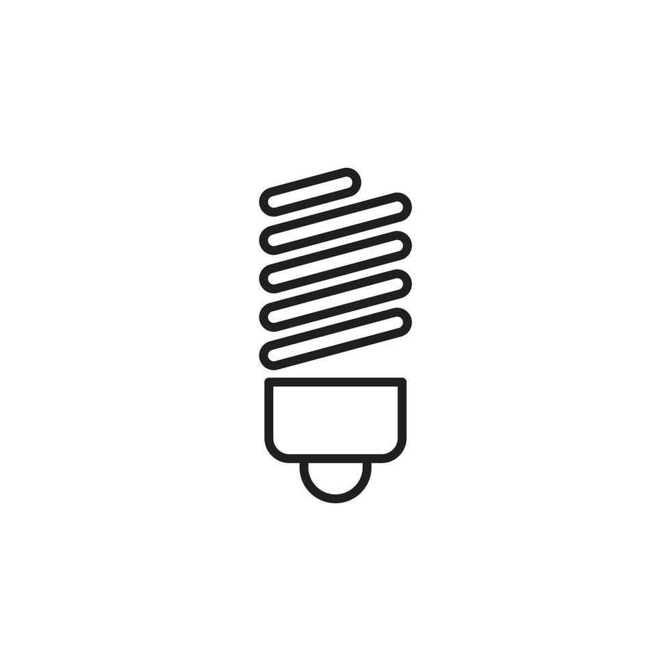 vetor de lâmpada bulbo para apresentação do ícone do símbolo do site