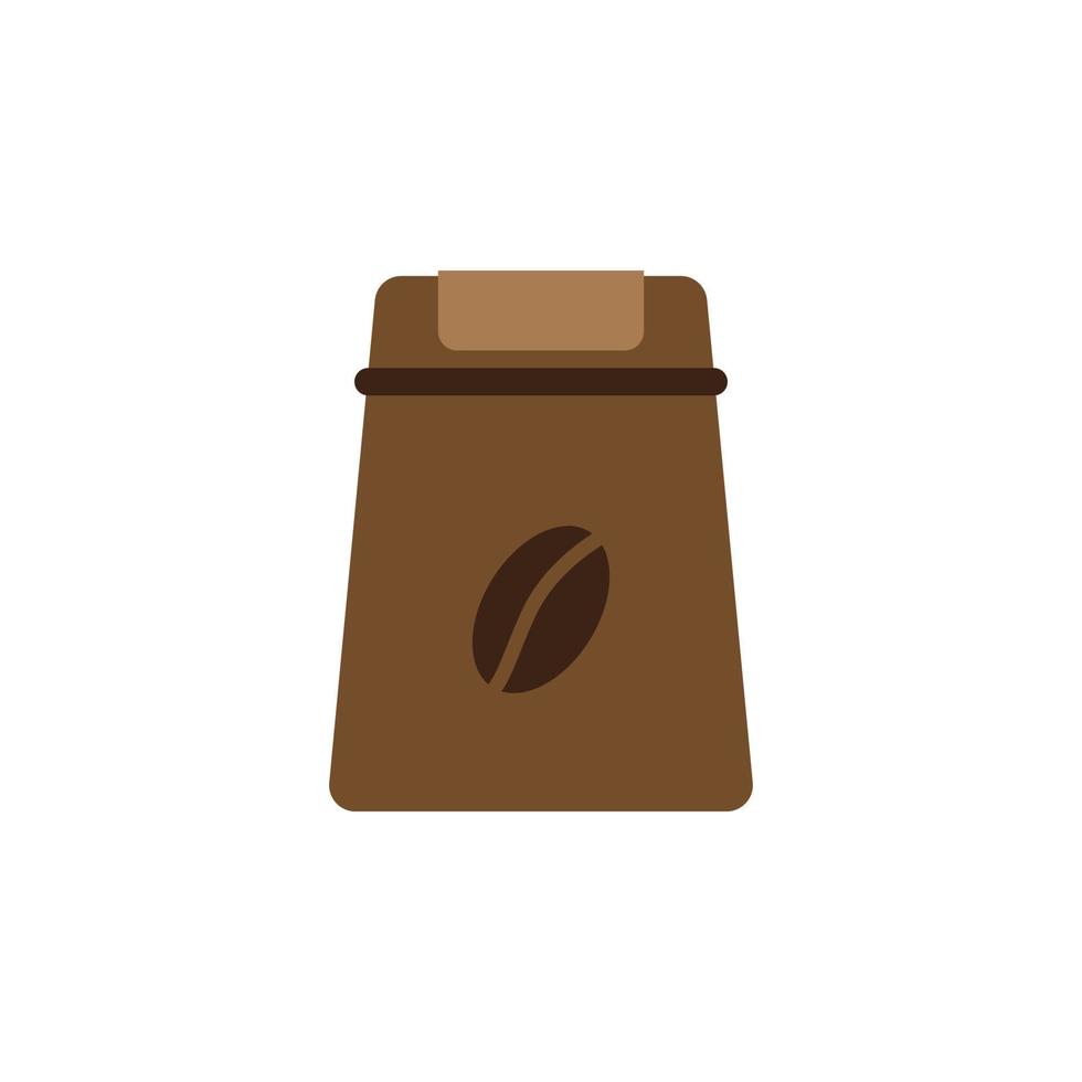 vetor de saco de café para apresentação do ícone do símbolo do site