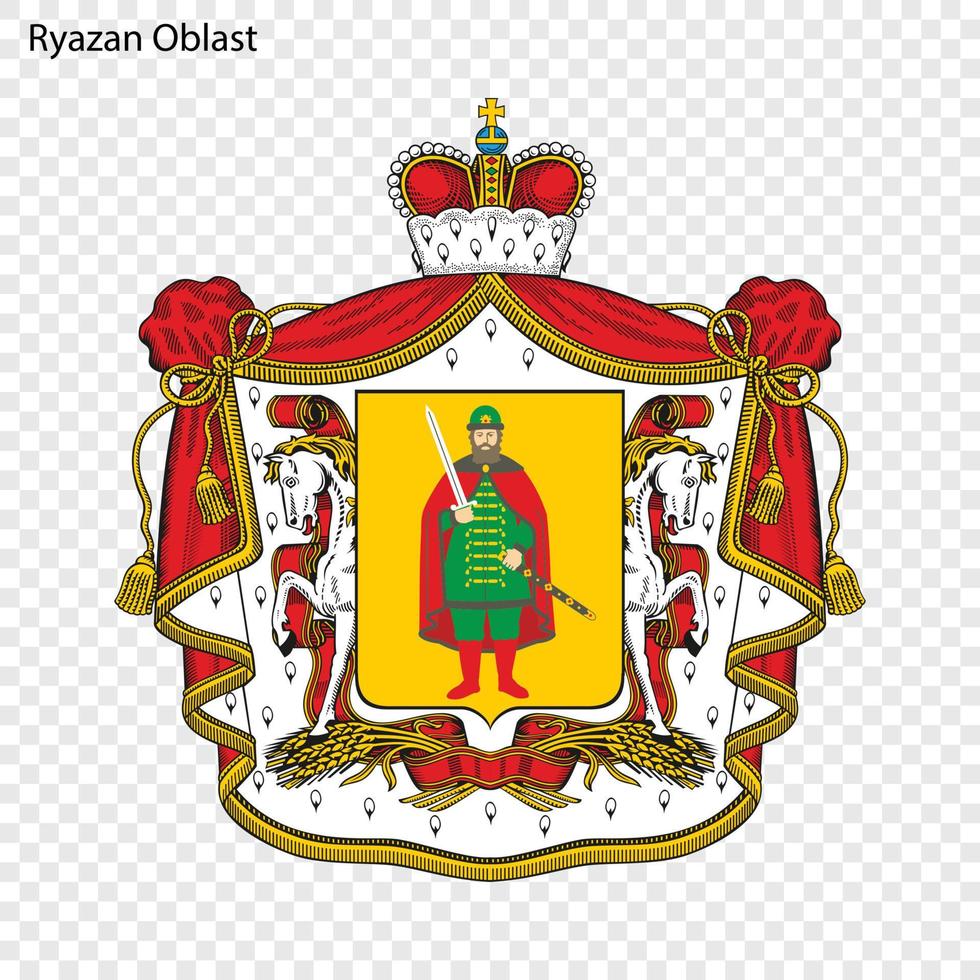 emblema da província da rússia vetor