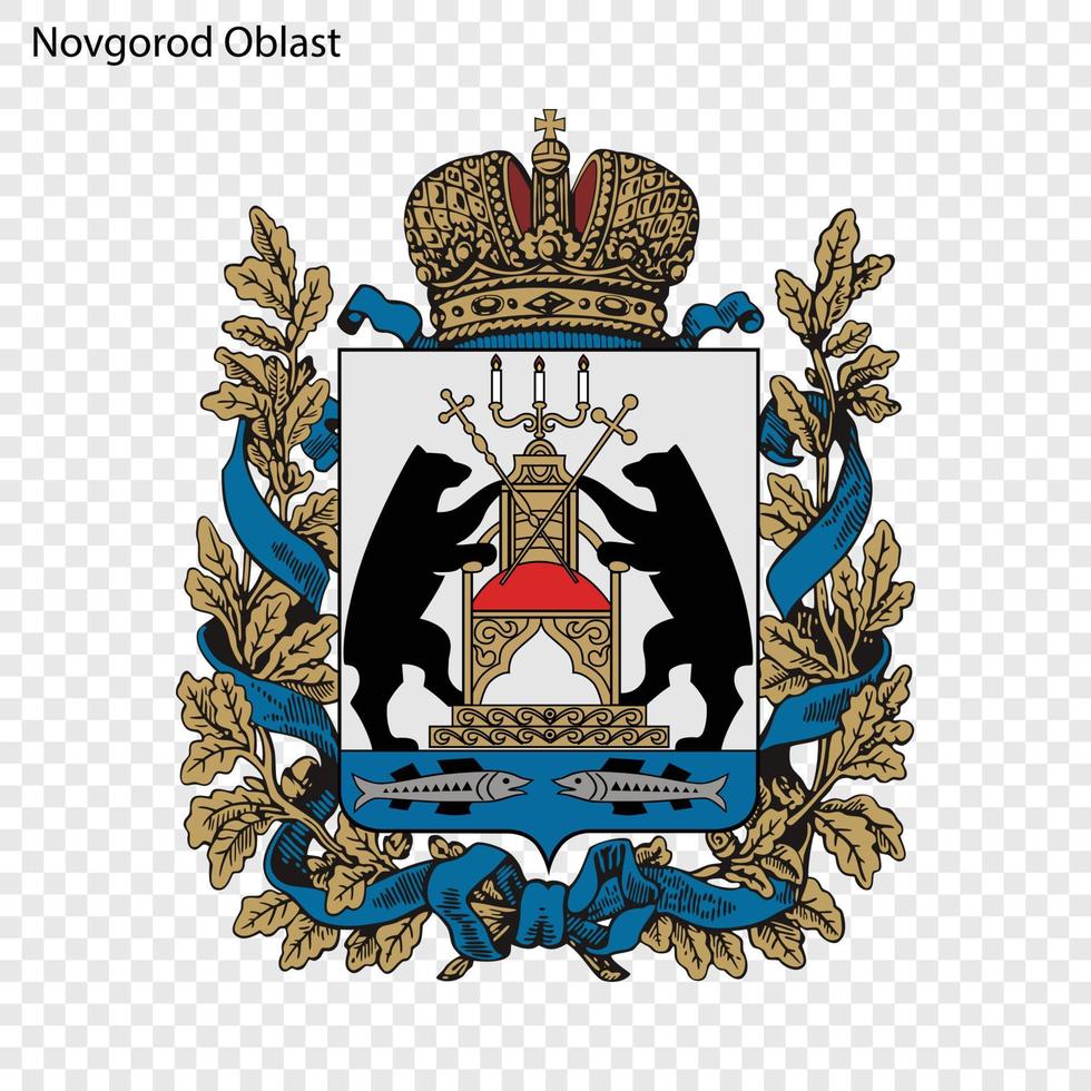 emblema da província da rússia vetor