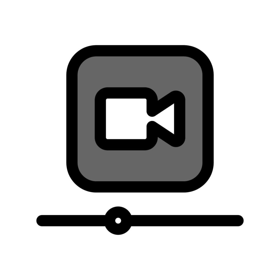 gráfico de ilustração vetorial de ícone de vídeo vetor