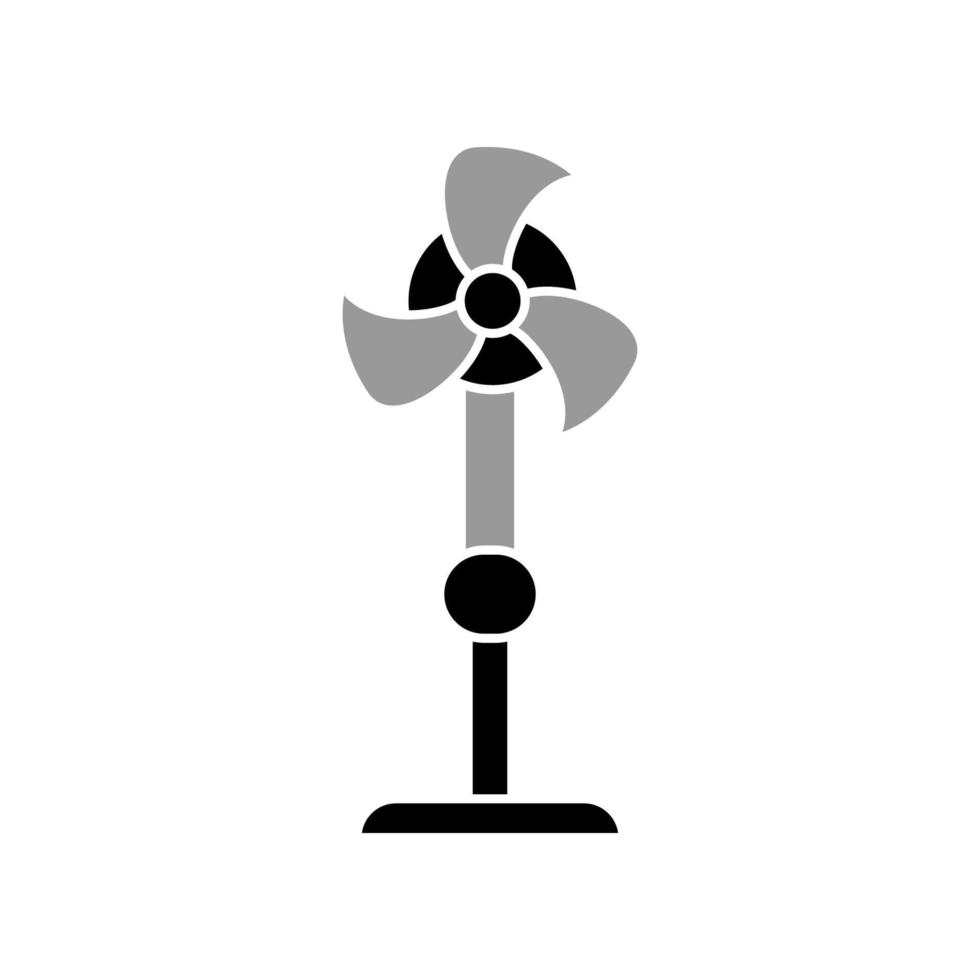 gráfico de ilustração vetorial do ícone de ventilador de estande vetor