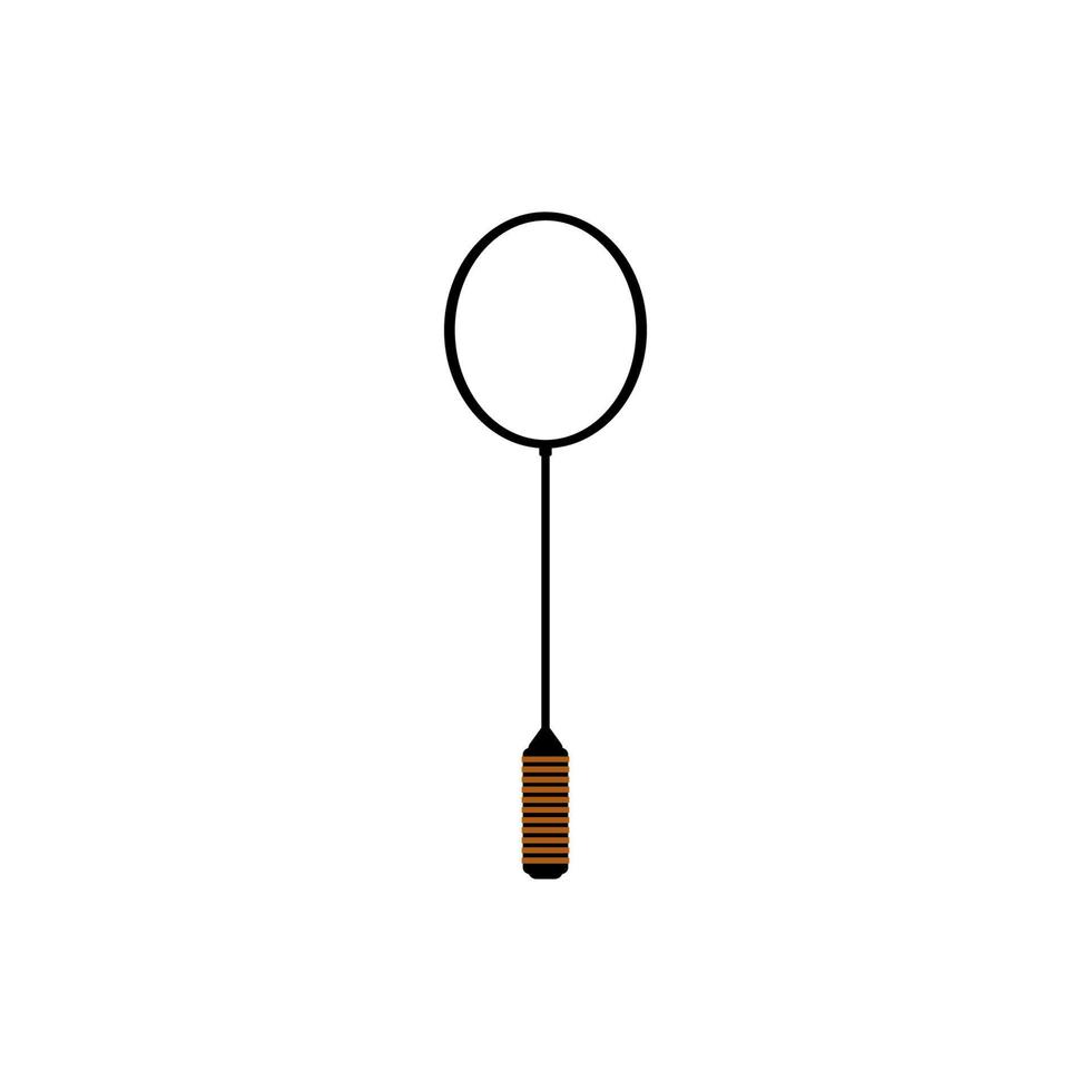 ilustração de design de ícone de modelo de vetor de badminton