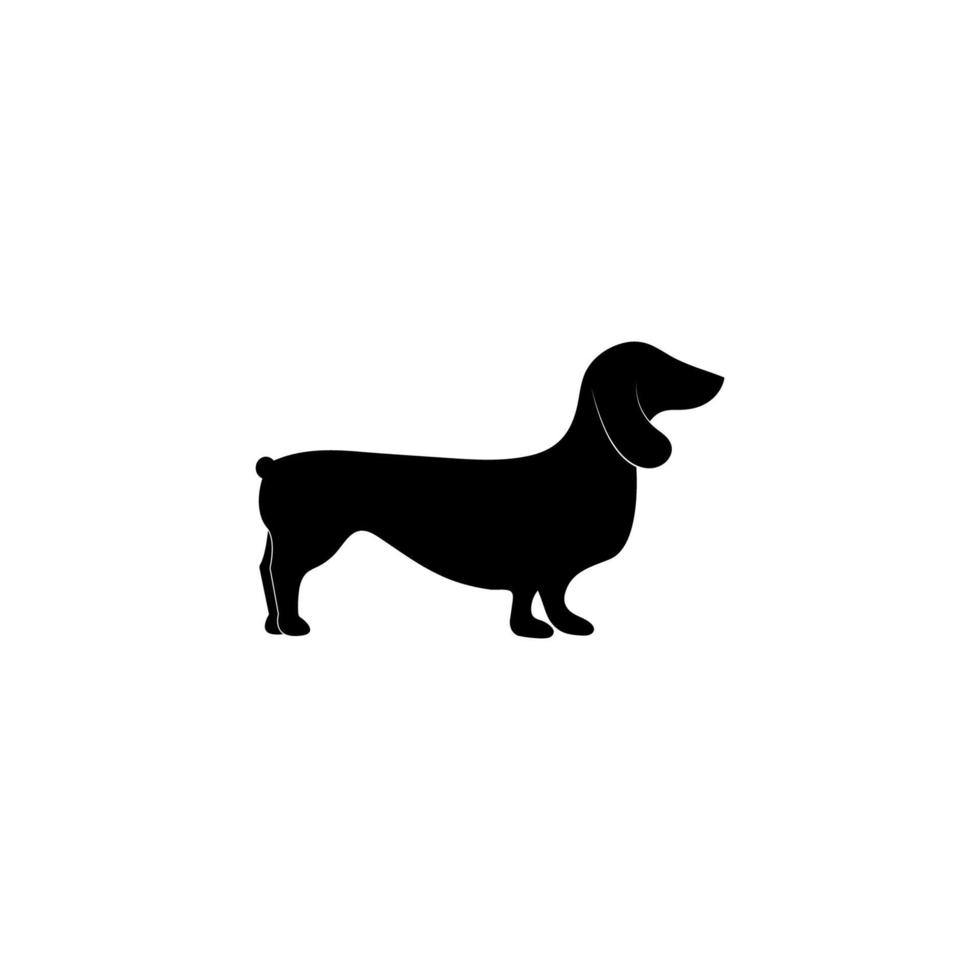 design de ilustração vetorial de logotipo de animal de cachorro vetor