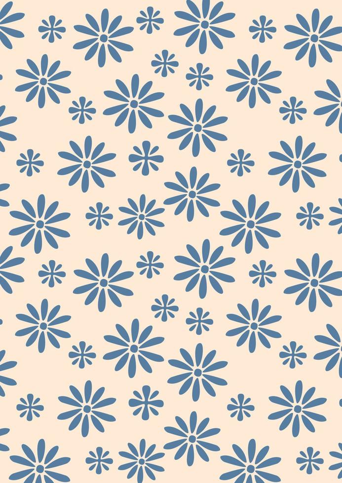 plano de fundo padrão floral vetor