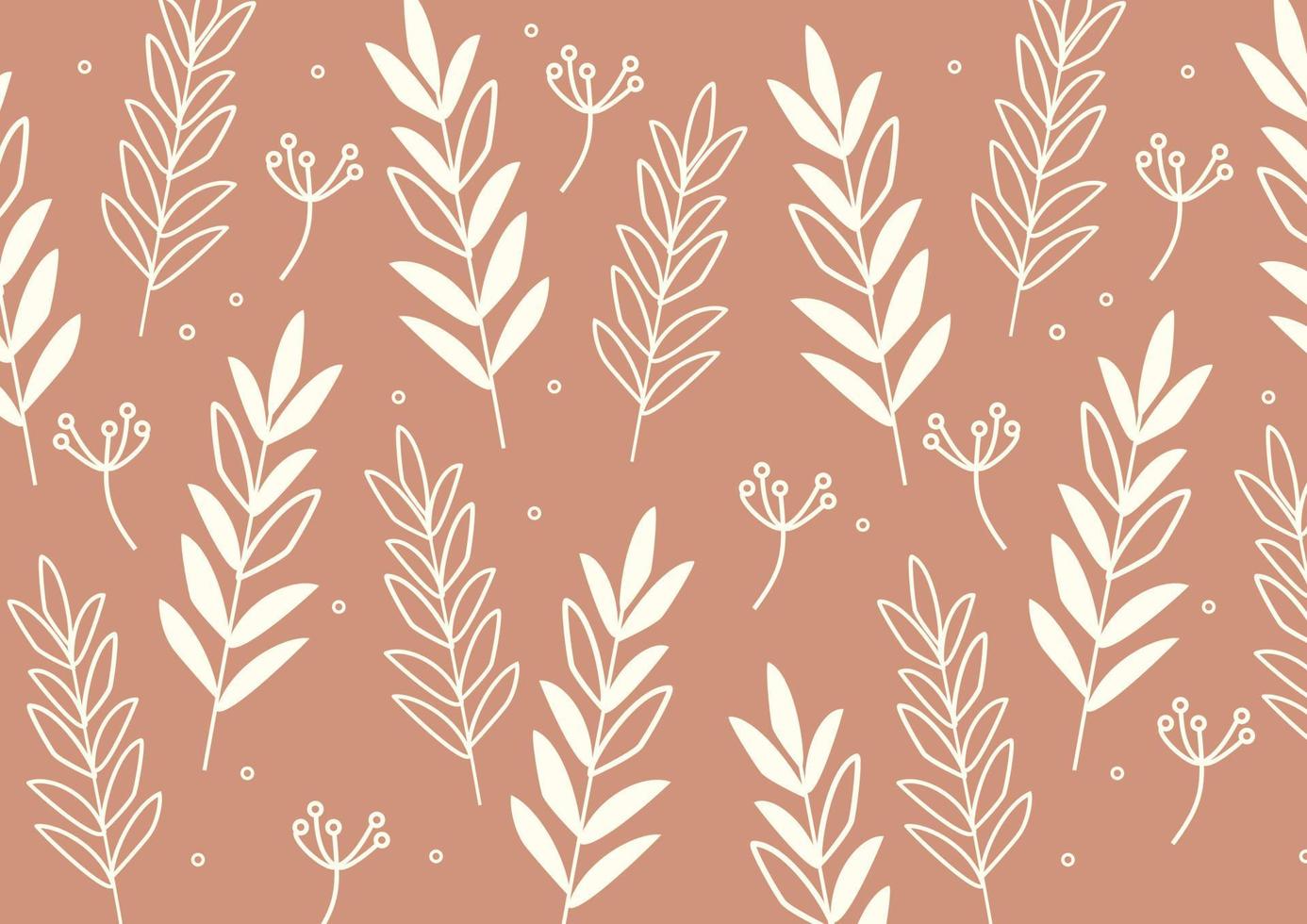 fundo de padrão floral pastel vetor