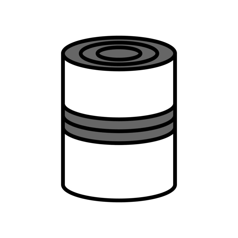gráfico de ilustração vetorial de ícone de lata vetor