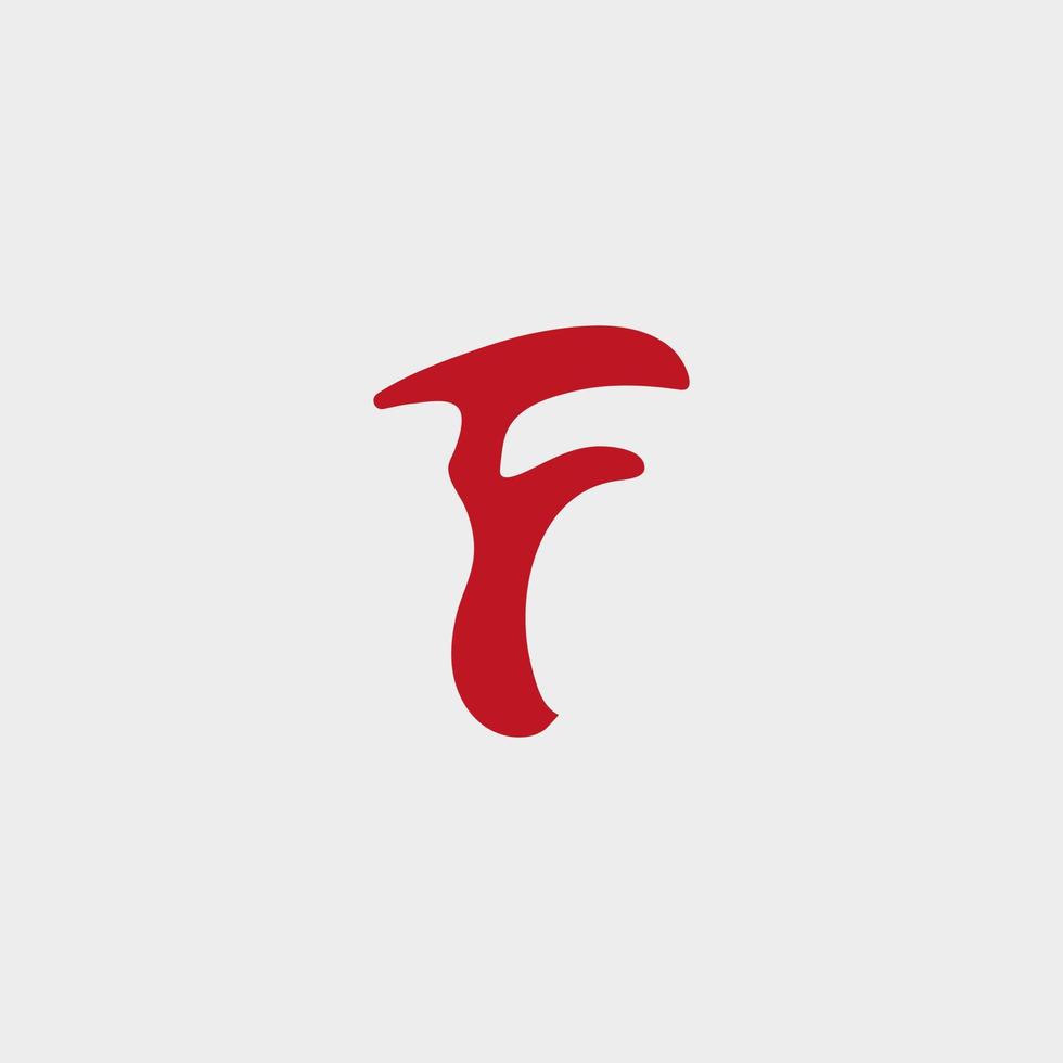 arquivo de vetor livre de design de logotipo letra f,