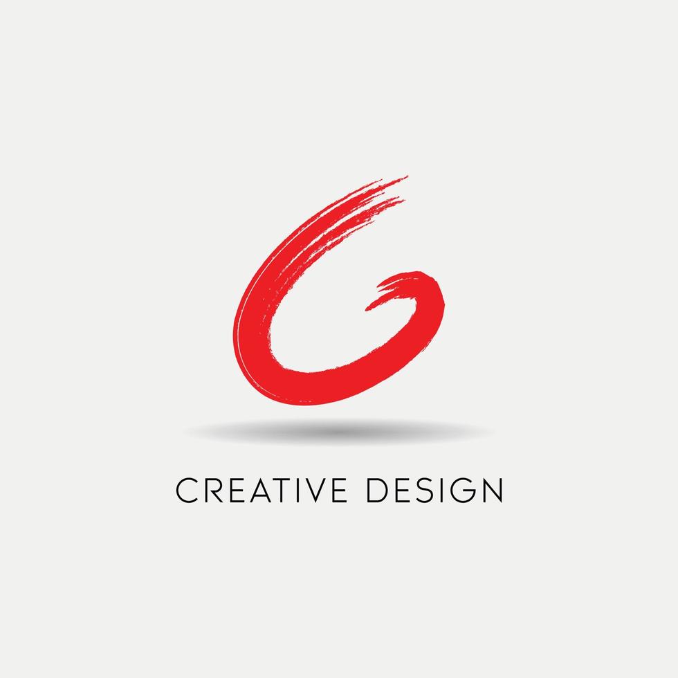 arquivo de vetor livre de design de logotipo letra g