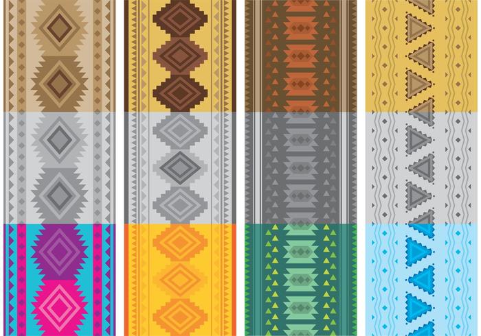 Vetores de padrões nativos americanos