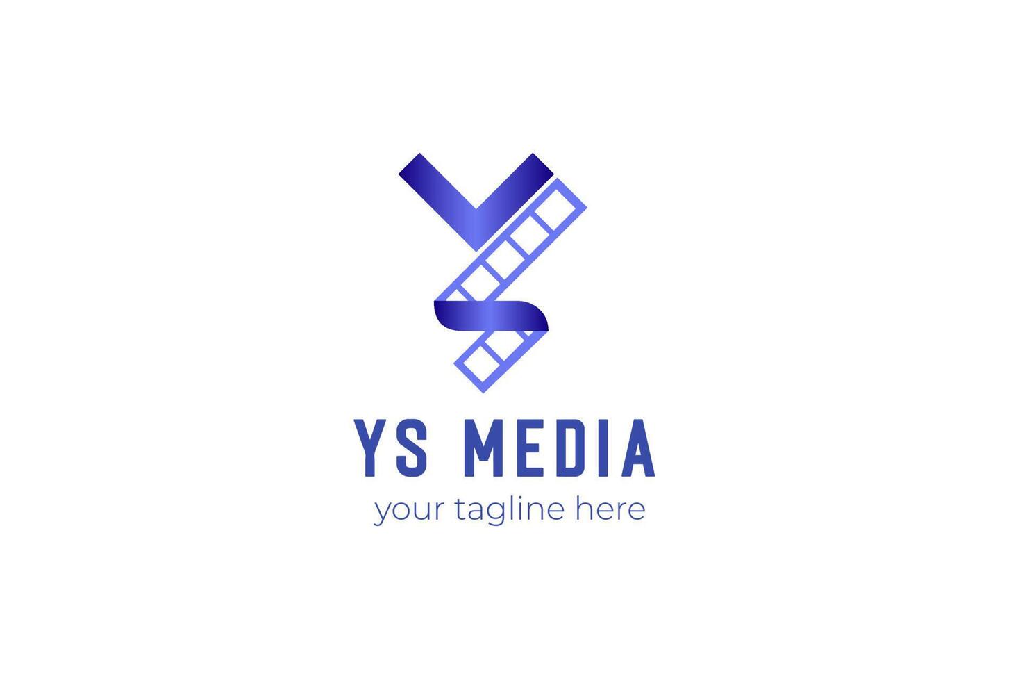 modelo de logotipo de mídia documental carta w vetor