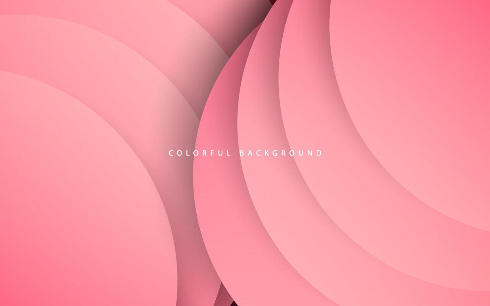 fundo de camada de sobreposição de círculo rosa abstrato vetor