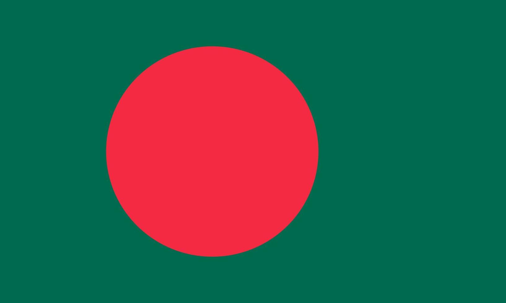 ilustração vetorial da bandeira de bangladesh vetor