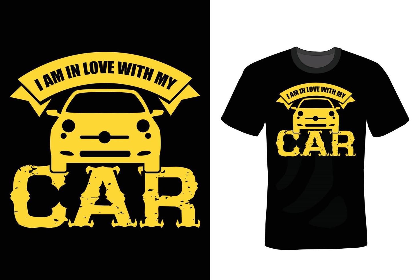 design de camiseta de carro, vintage, tipografia vetor