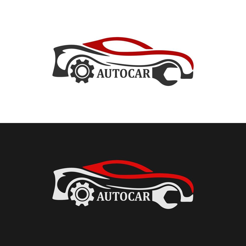 design de logotipo de reparação de automóveis vetor