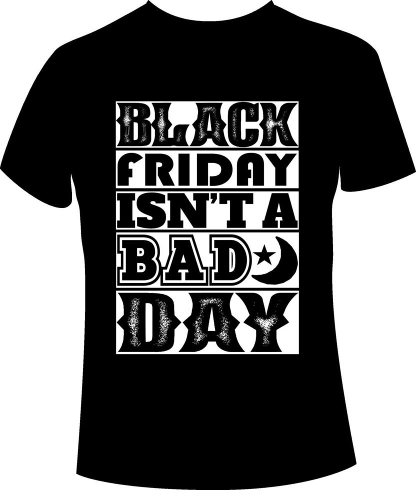 design de camiseta de sexta-feira negra vetor
