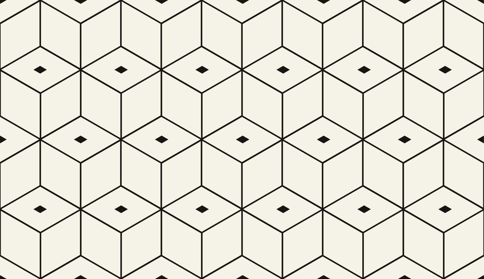 sem costura padrão geométrico. textura de hexágono cúbico. fundo de malha de losango. vetor eps 10.