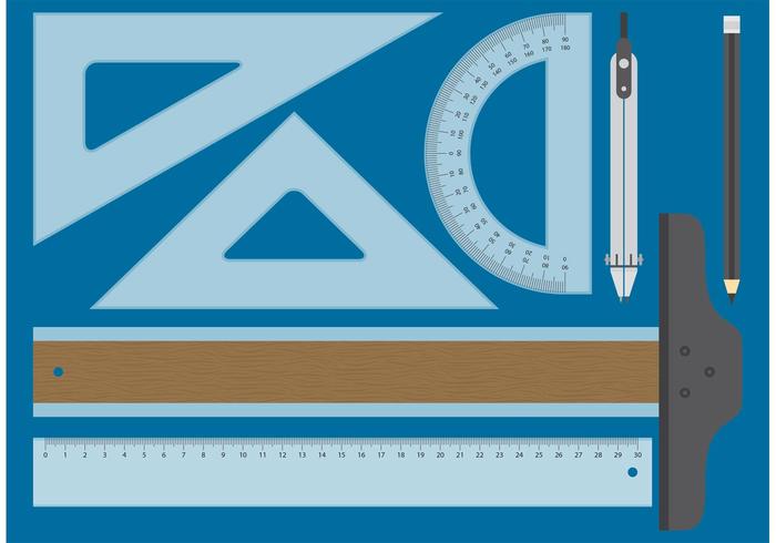 Vetores de ferramentas de arquitetura