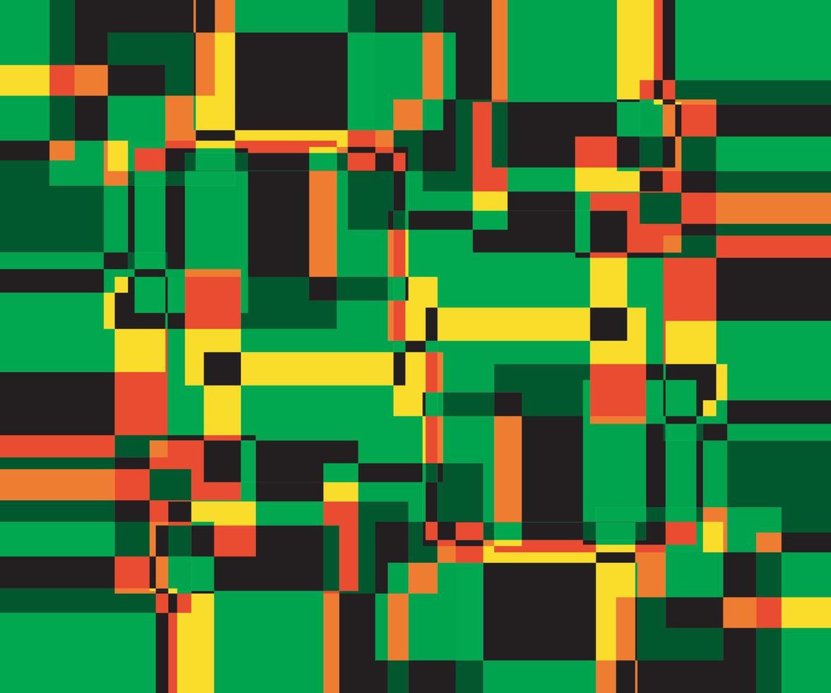 fundo de formas geométricas multicoloridas, quadrados e retângulos vetor