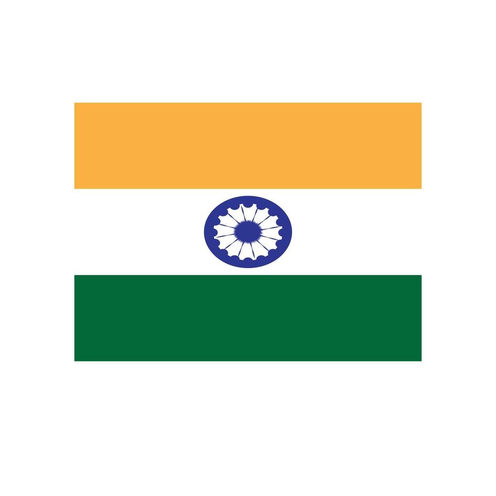 design de vetor de bandeira nacional indiana