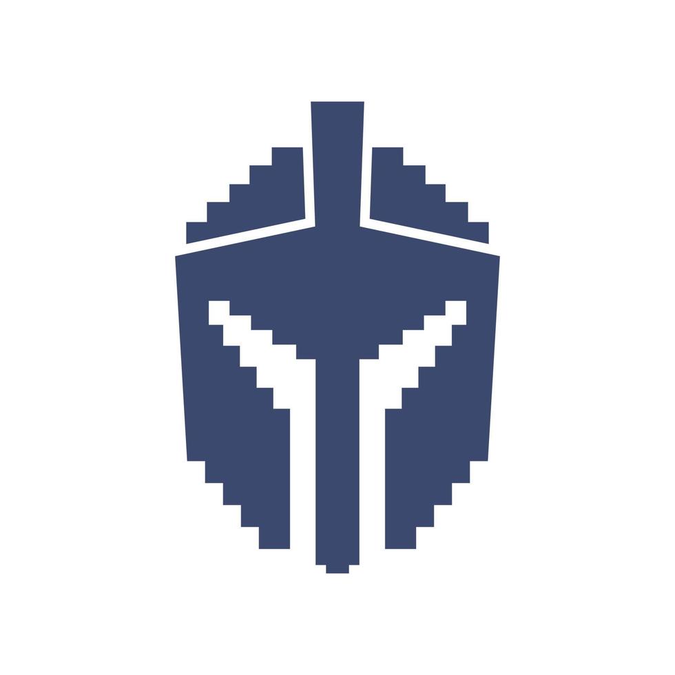 modelo de vetor de logotipo de pixel