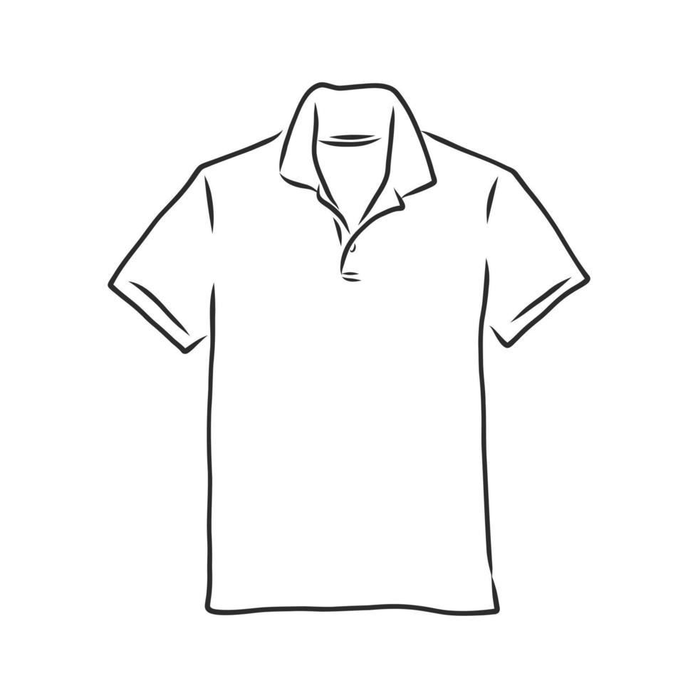 desenho vetorial de camiseta vetor