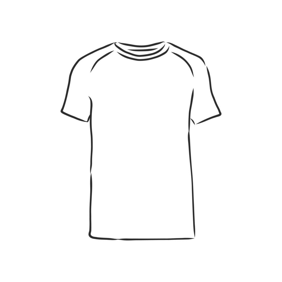 desenho vetorial de camiseta vetor