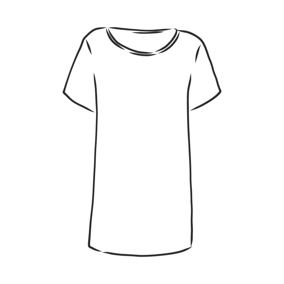 desenho vetorial de camiseta vetor