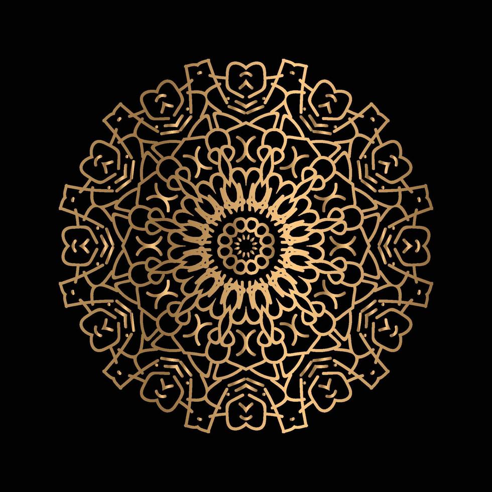 design de fundo de logotipo de arte de flor de mandala vetor