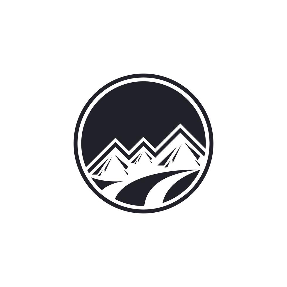 modelo de design de logotipo de vetor de montanha. logotipo da montanha.