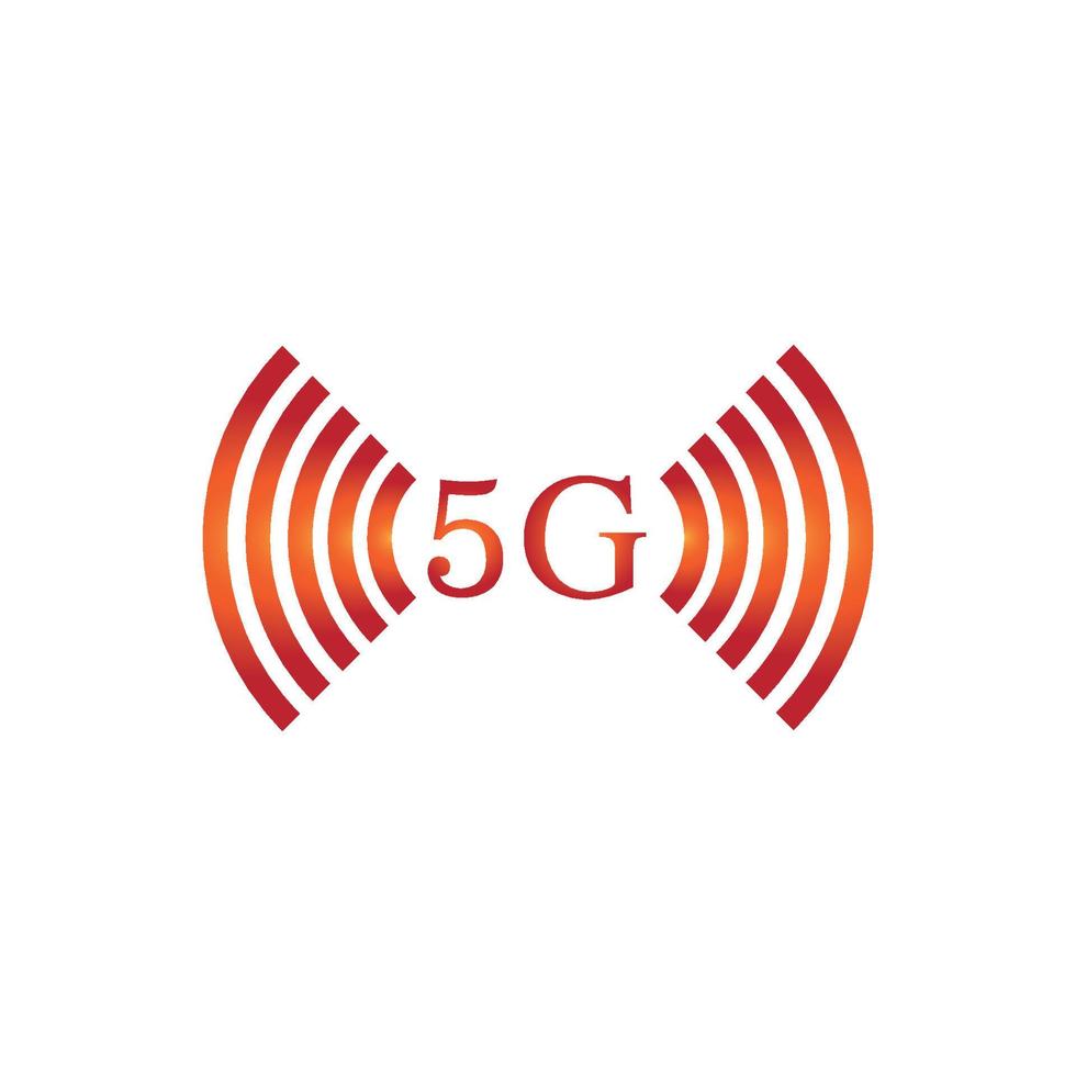 ilustração de logotipo de vetor de modelo de ícone 5g