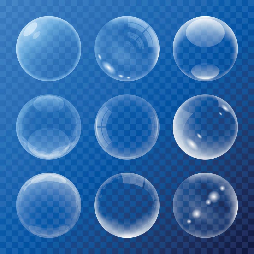 conjunto de sinais de bolhas vetor