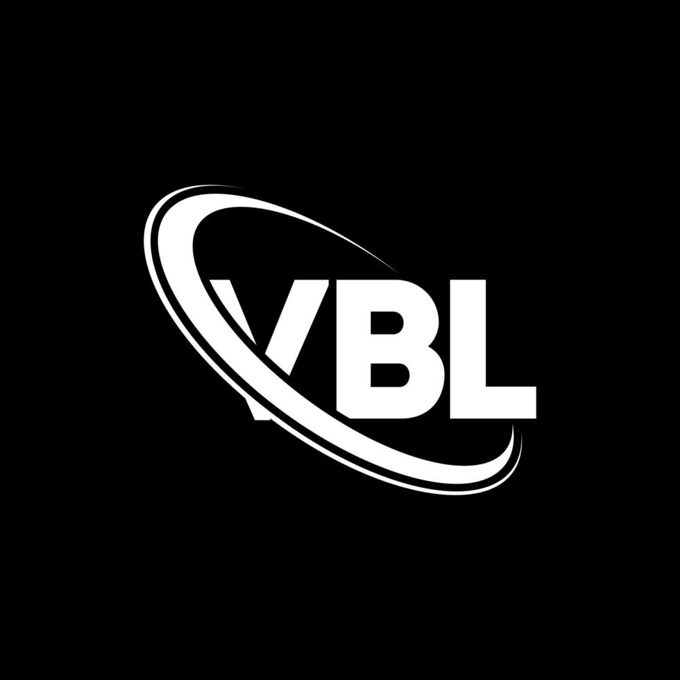 logotipo vbl. letra vb. design de logotipo de carta vbl. iniciais vbl logotipo ligado com círculo e logotipo monograma em maiúsculas. tipografia vbl para marca de tecnologia, negócios e imóveis. vetor