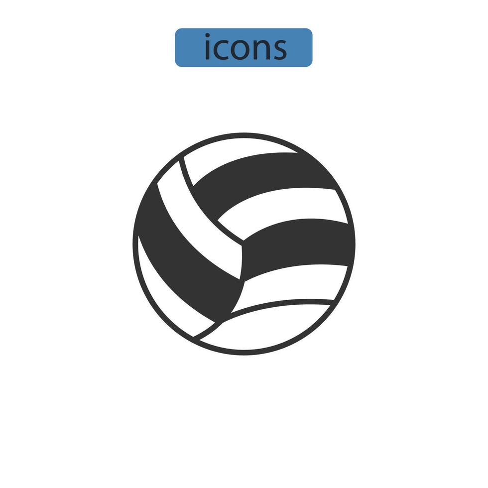 bolas ícones símbolo elementos vetoriais para infográfico web vetor