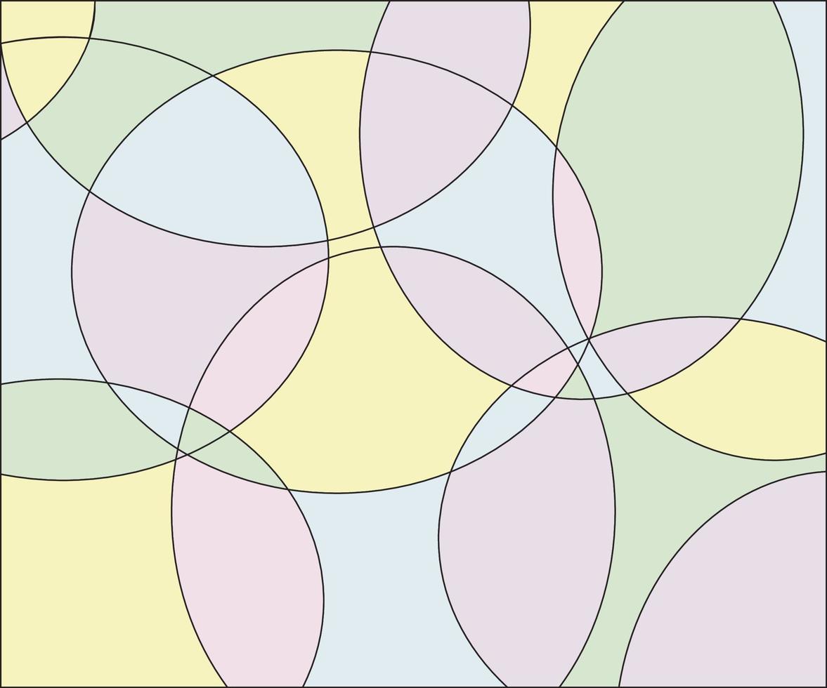 fundo abstrato de formas geométricas suaves multicoloridas vetor
