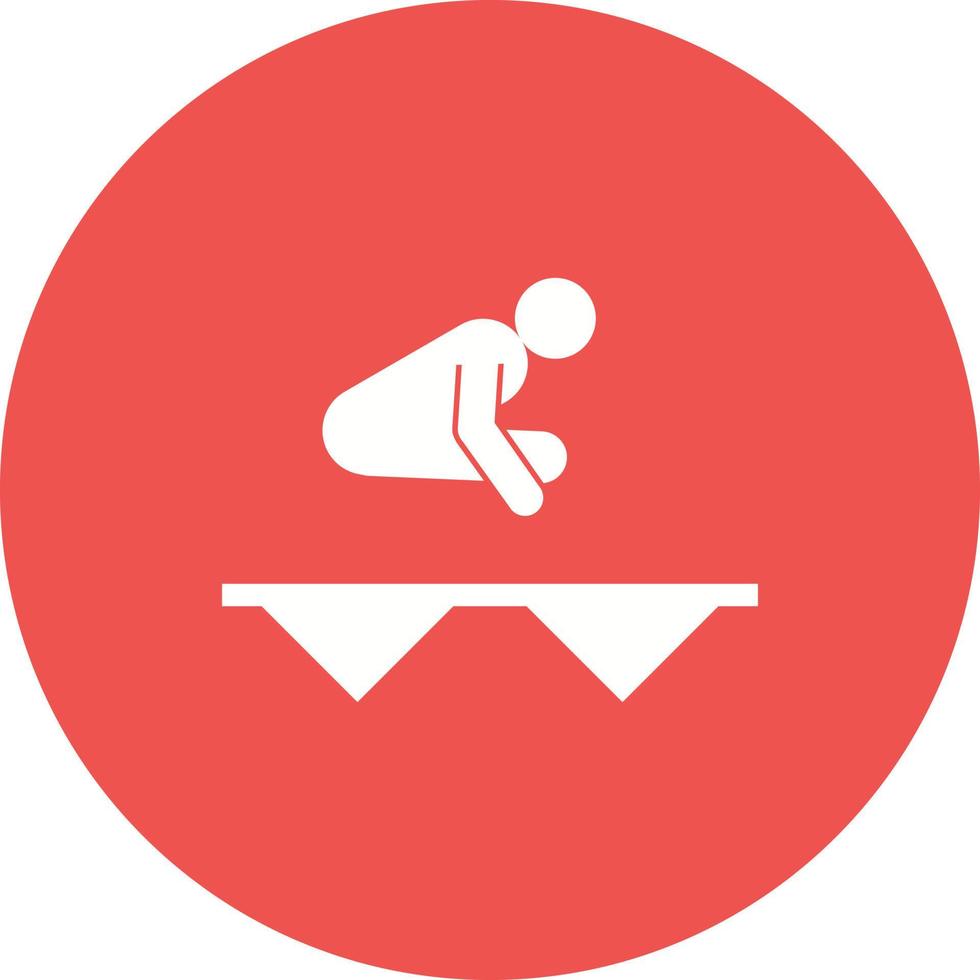 ícone de fundo do círculo do jogo olímpico vetor