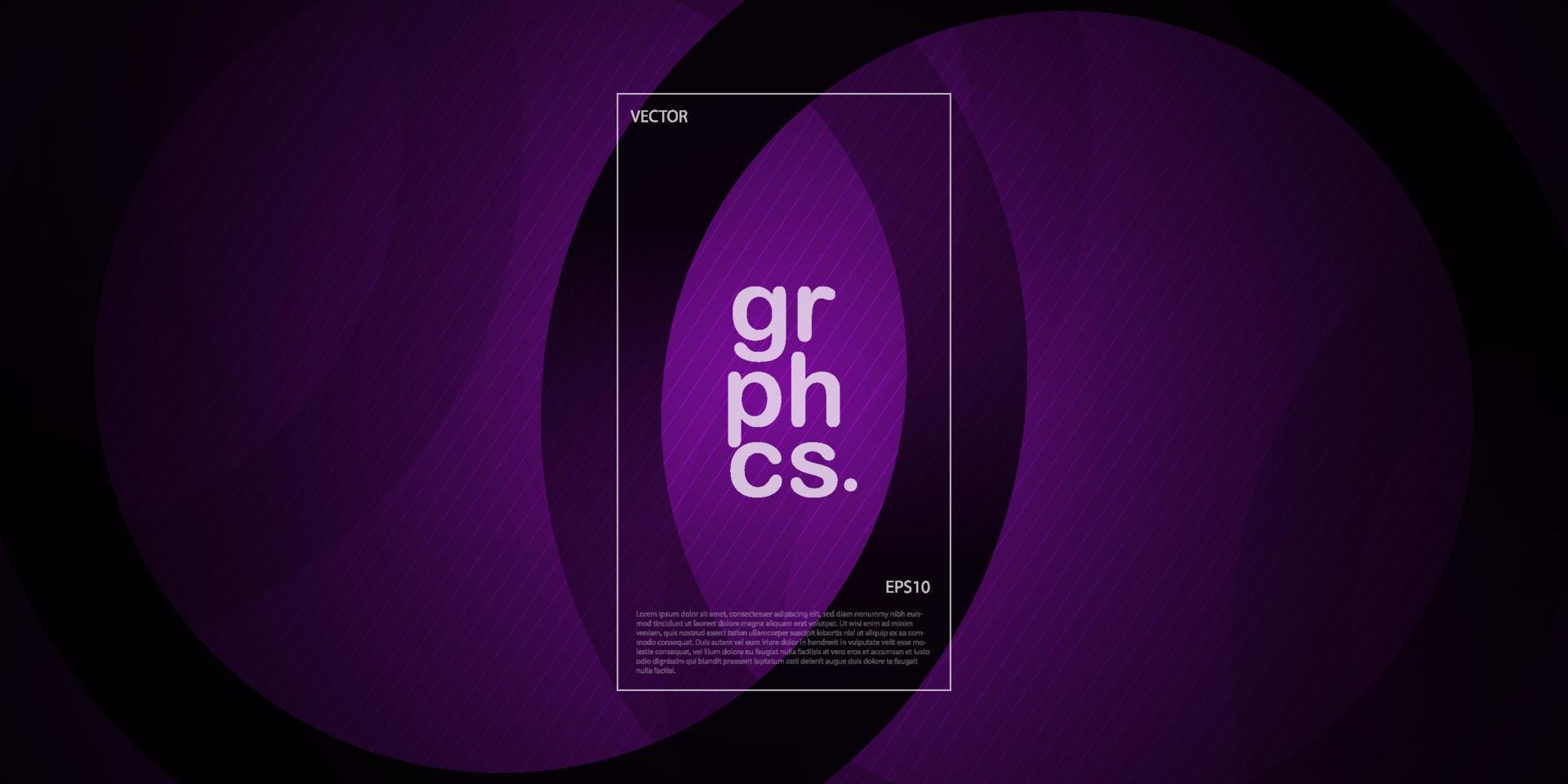 fundo geométrico roxo escuro abstrato simples. design de fundo de cor legal. composição de formas infinitas. vetor eps10