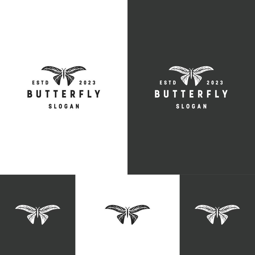 ilustração em vetor modelo de design de ícone de logotipo de borboleta