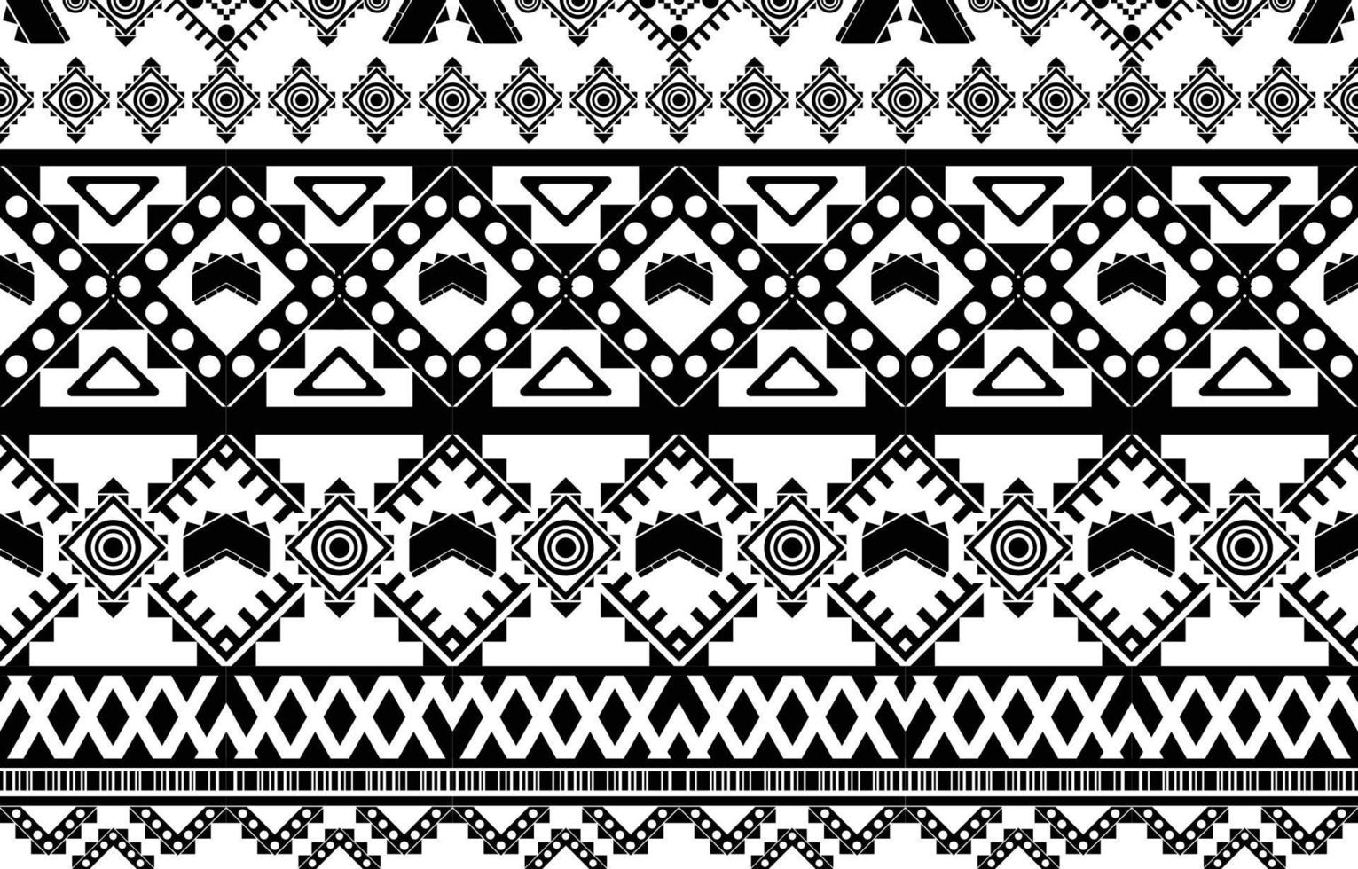 padrão geométrico étnico abstrato preto e branco tribal africano. design para ilustração de fundo ou wallpaper.vector para imprimir padrões de tecido, tapetes, camisas, fantasias, turbante, chapéus, cortinas. vetor