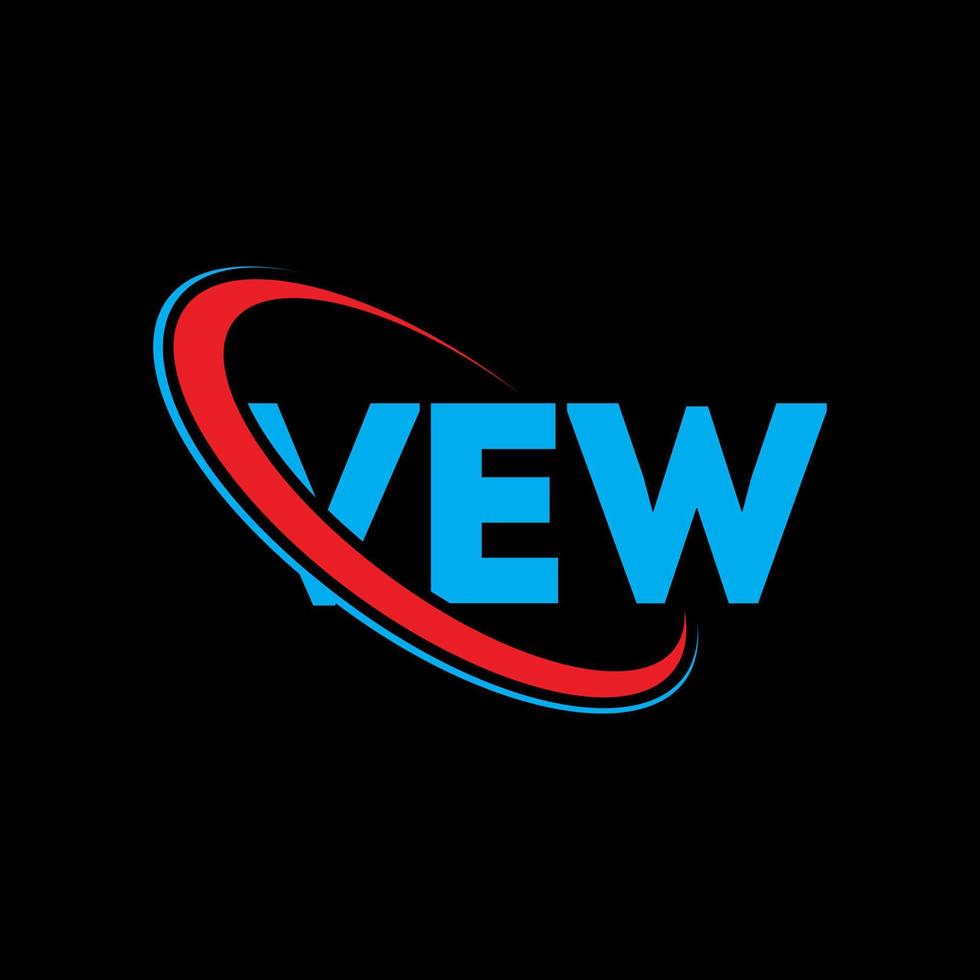 ver logotipo. ver carta. vew design de logotipo de carta. iniciais vew logotipo ligado com círculo e logotipo monograma maiúsculo. vew tipografia para marca de tecnologia, negócios e imóveis. vetor