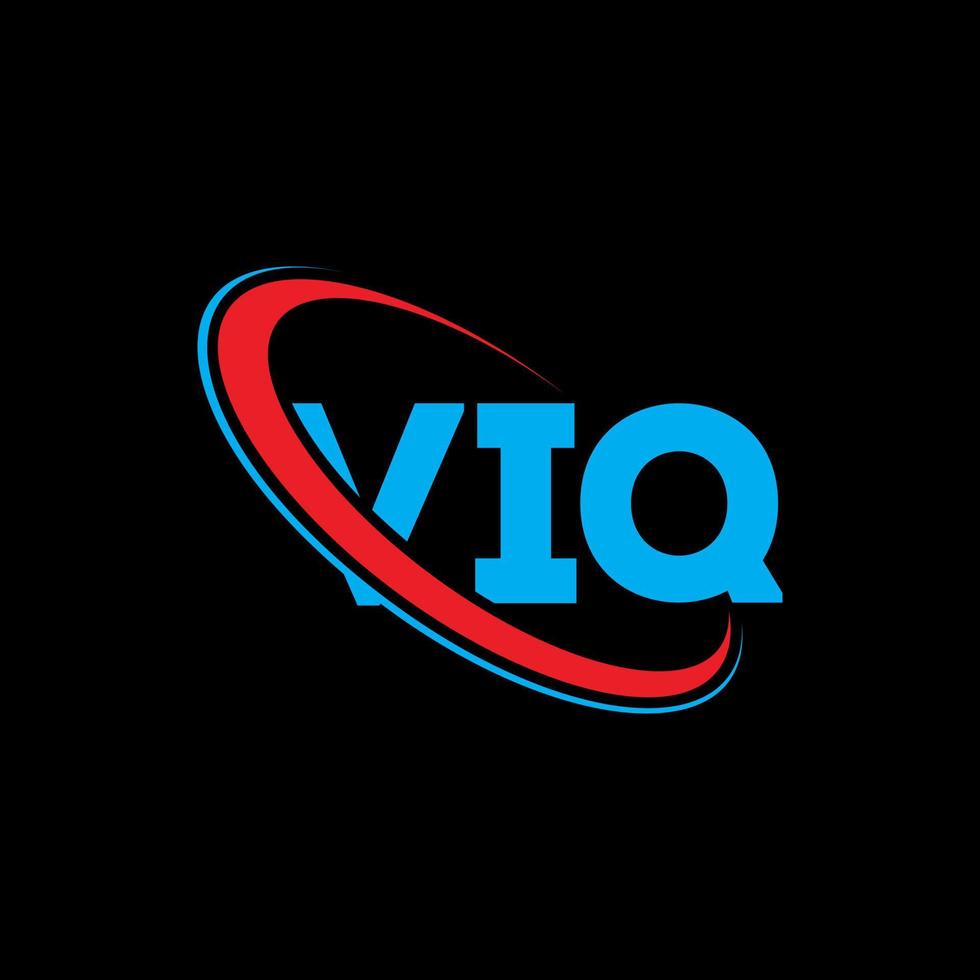 logotipo viq. carta viq. design de logotipo de carta viq. iniciais viq logotipo ligado com círculo e logotipo monograma maiúsculo. tipografia viq para marca de tecnologia, negócios e imóveis. vetor