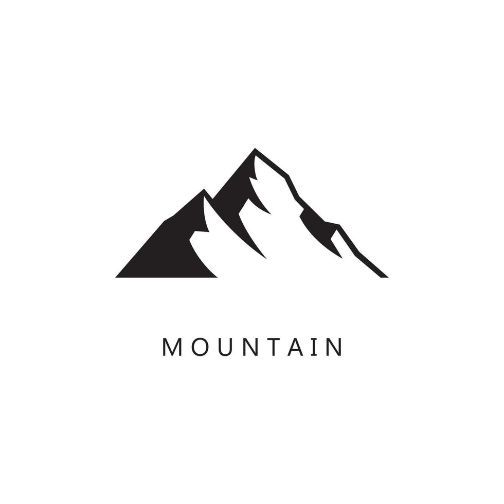 modelos de logotipo de montanha. design de ilustração de ícone de vetor de modelo de logotipo de montanha