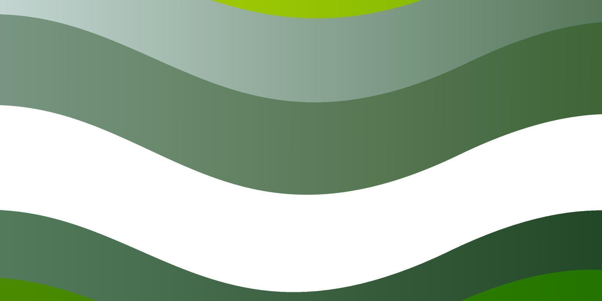 cenário de vetor verde e amarelo claro com arco circular.