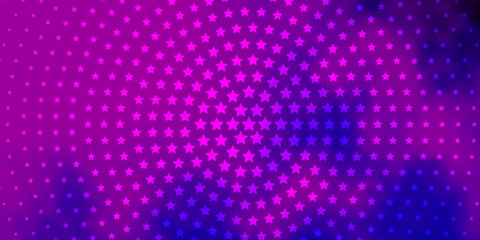 fundo vector rosa claro, azul com estrelas pequenas e grandes.