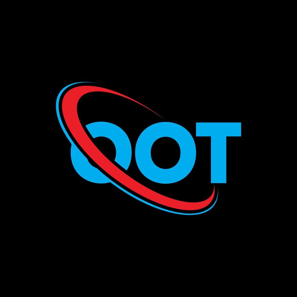 oi logo. oi carta. design de logotipo de carta oot. iniciais oot logotipo ligado com círculo e logotipo monograma maiúsculo. oot tipografia para marca de tecnologia, negócios e imóveis. vetor