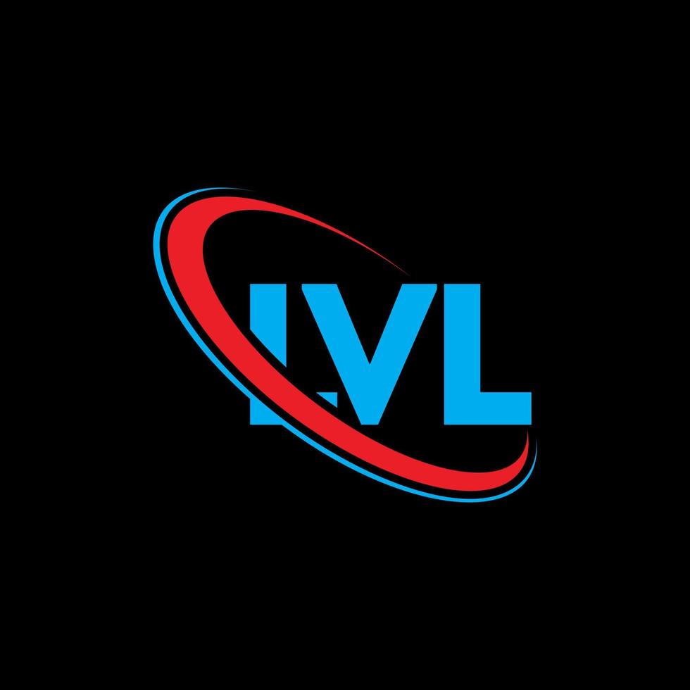 lvl logotipo. letra lv. design de logotipo de carta lvl. iniciais lvl logotipo ligado com círculo e logotipo monograma em maiúsculas. lvl tipografia para tecnologia, negócios e marca imobiliária. vetor