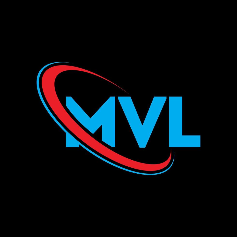 logotipo mv. letra mv. design de logotipo de letra mvl. iniciais mvl logotipo ligado com círculo e logotipo monograma maiúsculo. tipografia mvl para marca de tecnologia, negócios e imóveis. vetor