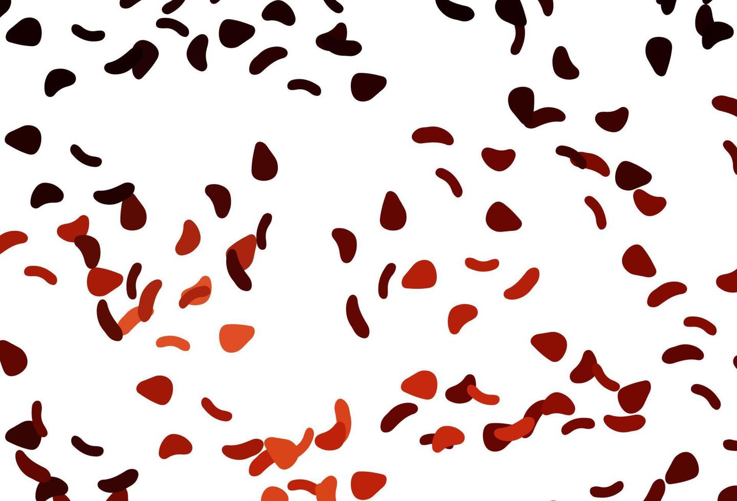 textura vector vermelho claro com formas aleatórias.