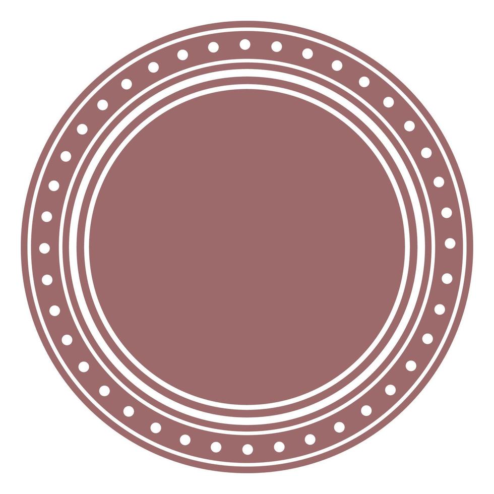 símbolo gráfico do logotipo do círculo redondo. padrão de forma minimalista abstrato redondo para impressão de camiseta, decoração de papel de parede, logotipo. vetor