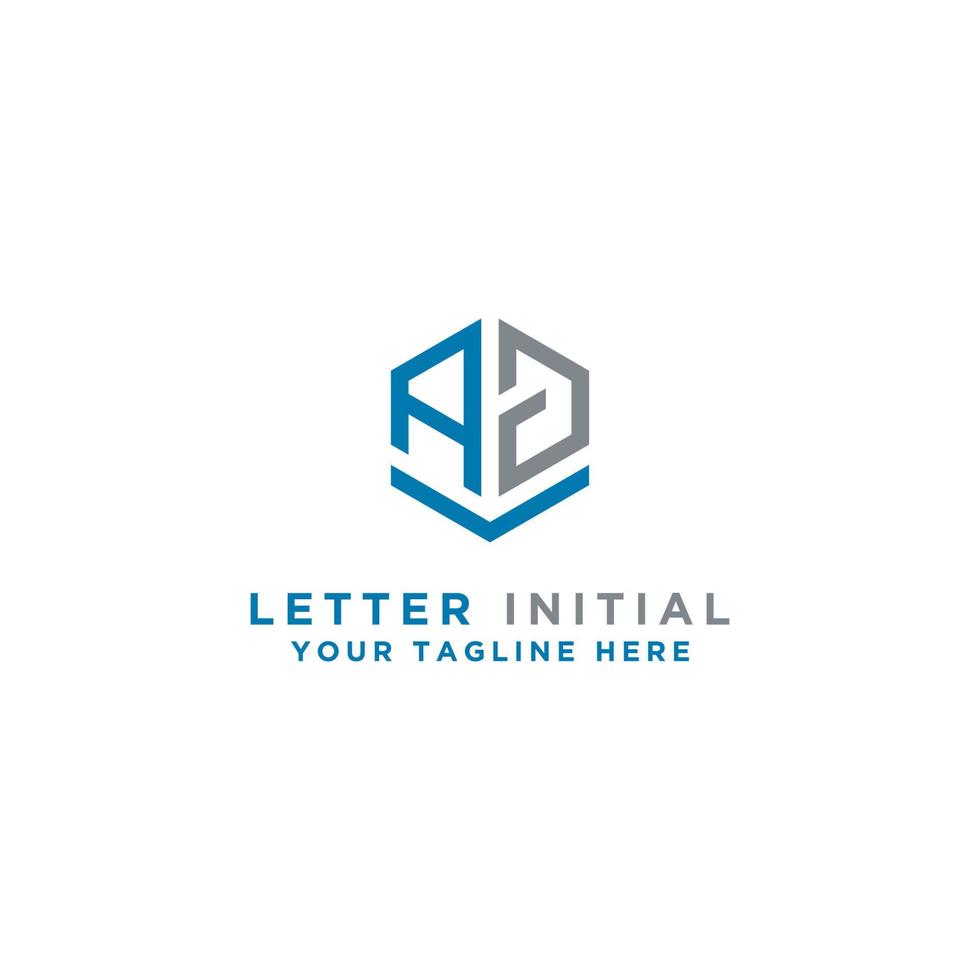 inspiração de design de logotipo para empresas a partir das letras iniciais do ícone do logotipo ag. -vetor vetor